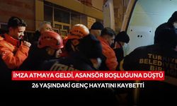 Denetimli serbestlik binasında asansör faciası! 26 yaşındaki genç hayatını kaybetti