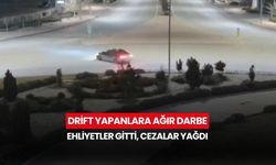 Drift yapanlara ağır darbe! Ehliyetler gitti, cezalar yağdı