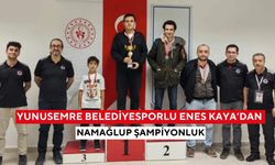 Yunusemre Belediyesporlu Enes Kaya’dan namağlup şampiyonluk