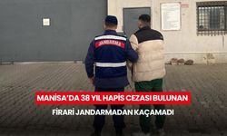 Manisa'da jandarma uygulamasında 38 yıllık firari yakayı ele verdi