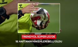 Trendyol Süper Lig'de 18. haftanın hakemleri belli oldu