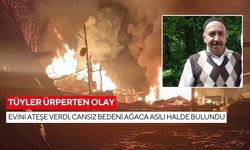 İtfaiye eve geldi, acı manzara bahçede ortaya çıktı! Kiraz ağacında asılı halde bulundu