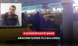 5 gündür kayıp şahıs aracının içinde ölü bulundu