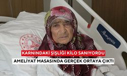 Karnındaki şişliği kilo sanıyordu: Ameliyat masasında gerçek ortaya çıktı