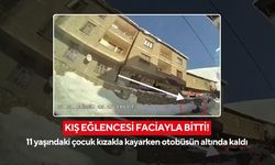 Kış eğlencesi faciayla bitti! 11 yaşındaki çocuk kızakla kayarken otobüsün altında kaldı