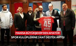 Manisa Büyükşehir’den amatör spor kulüplerine 3 kat destek artışı