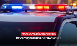 Manisa ve Diyarbakır'da dev uyuşturucu operasyonu: 302 kilo madde ele geçirildi