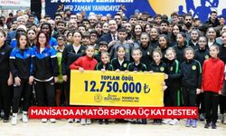 Manisa’da amatör spora üç kat destek