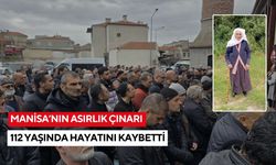 Manisa’nın asırlık çınarı 112 yaşında hayatını kaybetti