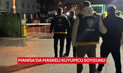 Manisa’da maskeli kuyumcu soygunu