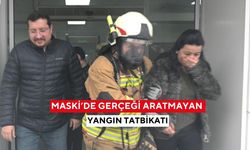 MASKİ’de gerçeği aratmayan yangın tatbikatı