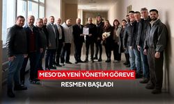 MESO’da yeni yönetim göreve resmen başladı