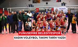 Yunusemre Belediyespor kadın voleybol takımı tarih yazdı