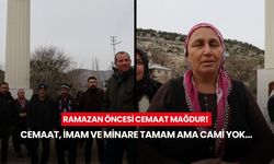 Ramazan öncesi cemaat mağdur! Cemaat, imam ve minare tamam ama cami yok...
