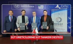 Manisalı süt üreticilerine süt tankeri desteği