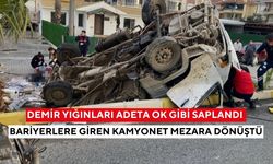 Sabah saatlerinde korkunç kaza! Demir yığınları adeta ok gibi saplandı