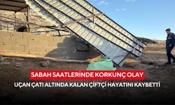 Sabah saatlerinde korkunç olay: Uçan çatı altında kalan çiftçi hayatını kaybetti