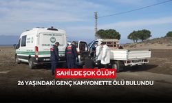 Sahilde şok ölüm: 26 yaşındaki genç kamyonette ölü bulundu