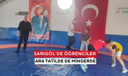 Sarıgöl’de öğrenciler ara tatilde de minderde