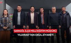 Sarıgöl İlçe Milli Eğitim Müdürü Yıldırak’tan okul ziyareti