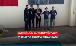 Sarıgöl’ün gururu Yiğit Alp, yüzmede zirveyi bırakmadı