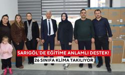 Sarıgöl’de eğitime anlamlı destek! 26 sınıfa klima takılıyor