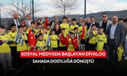 Sosyal medyada başlayan diyalog, sahada dostluğa dönüştü