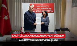 Salihli Lokantacılarda yeni dönem: Ahmet Tekin göreve başladı