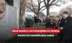 Uğur Mumcu, katledilişinin 33.yılında Salihli’de karanfillerle anıldı