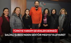 Türkiye Yardım Sevenler Derneği Salihli Şubesi’nden Sektör Medya’ya ziyaret