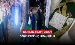 Yıktıkları kardan adam için baklavayla özür dilediler