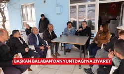 Başkan Balaban’dan Yuntdağı’na ziyaret