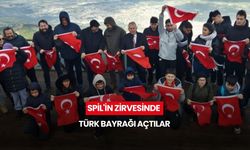 Spil'in zirvesinde Türk Bayrağı açtılar
