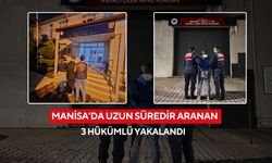 Manisa’da uzun süredir aranan 3 hükümlü yakalandı