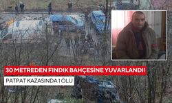 30 metreden fındık bahçesine yuvarlandı! Patpat kazasında 1 ölü