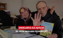 30 yıllık aşk, azim ve umut… Evlilik yıl dönümünde okuma-yazma öğreniyorlar
