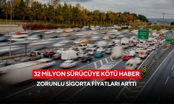32 milyon sürücüye kötü haber: Zorunlu sigorta fiyatları arttı