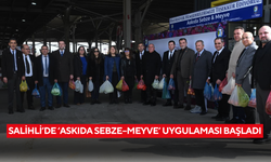 Salihli’de ‘Askıda Sebze–Meyve’ uygulaması başladı