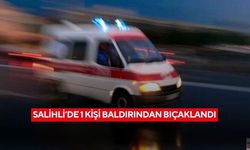 Salihli’de bıçaklı olay: 1 kişi yaralandı