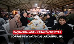 Başkan Balaban Karaköy’de iftar sofrasında vatandaşlarla buluştu