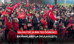 Sarıgöl’de İstiklal Marşı coşkusu, ilçe birincisi Manisa’yı temsil edecek