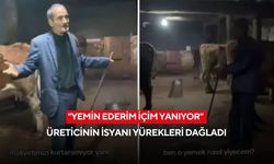 "Ben bugün yemek yemeyeceğim!" Ahırdaki isyan yürekleri dağladı