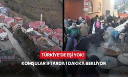 Bir adımda şehir değişiyor! Komşular iftarda 1 dakika bekliyor