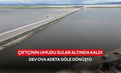 Çiftçinin umudu sular altında kaldı: Dev ova adeta göle dönüştü