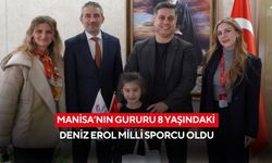 Manisa’nın gururu 8 yaşındaki Deniz Erol milli sporcu oldu
