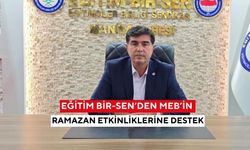 Eğitim Bir-Sen’den MEB’in Ramazan etkinliklerine destek