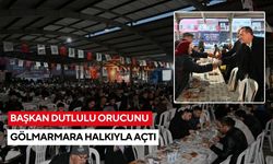 Başkan Dutlulu orucunu Gölmarmara halkıyla açtı