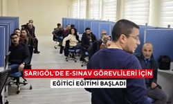 Sarıgöl’de e-Sınav görevlileri için eğitici eğitimi başladı