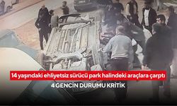 Ehliyetsiz çocuk direksiyon başında, kaza anı kamerada! 8 öğrenci yaralı, 4’ünün durumu kritik