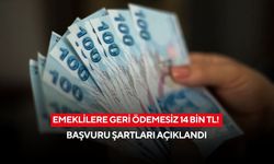 Emeklilere geri ödemesiz 14 bin TL! Başvuru şartları açıklandı